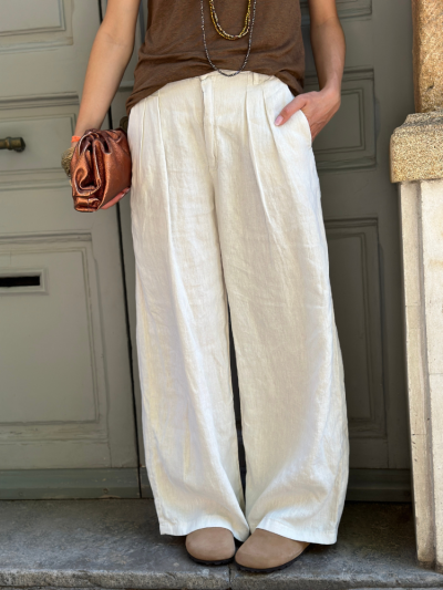Pantalon MARISA off white