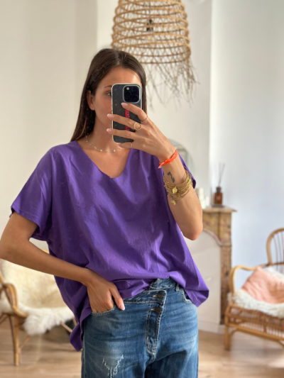 T-shirt STACY violet