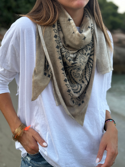 Foulard ELYA nougat