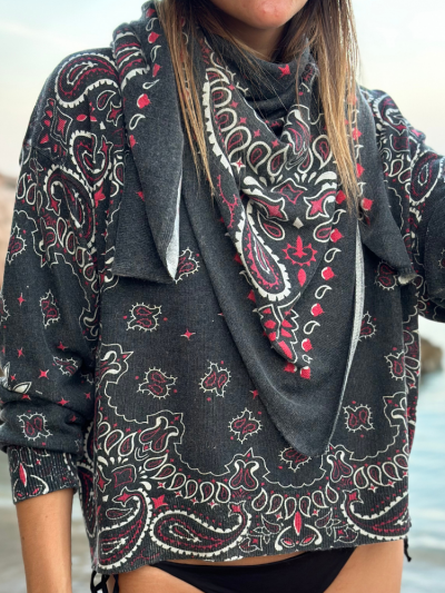 Foulard ELYA carbone