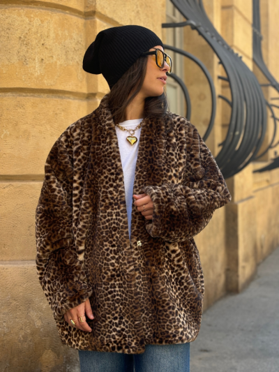 Manteau GORDON leopard