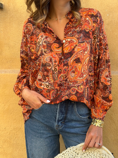 Blouse MIRABOLANO orange