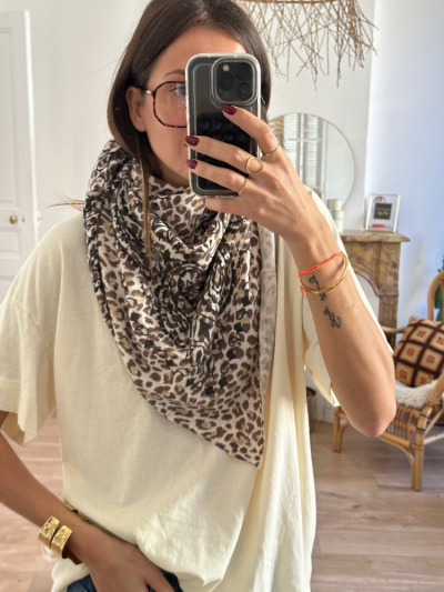 Foulard ELYA léopard