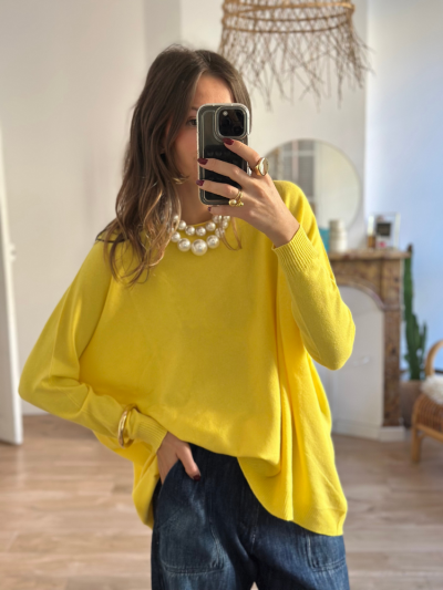 Pull ALEX jaune clair