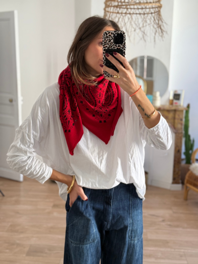 Foulard ELYA rouge