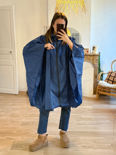 Poncho RAIN bleu