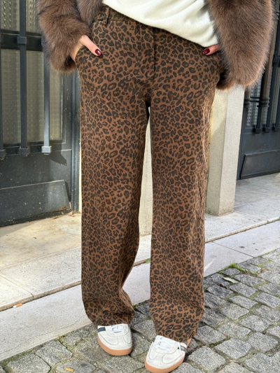 Pantalon CERATONIA léopard