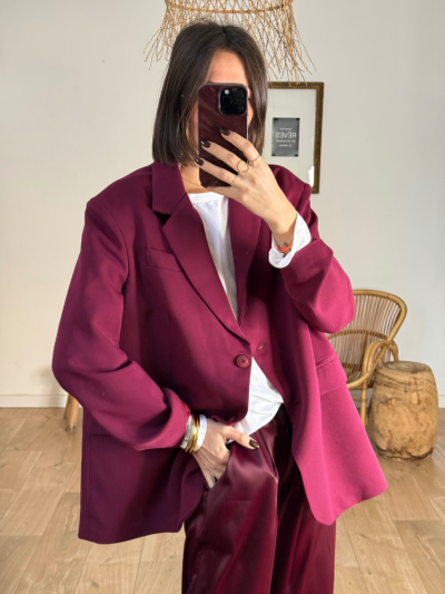 Blazer SIMON bordeaux