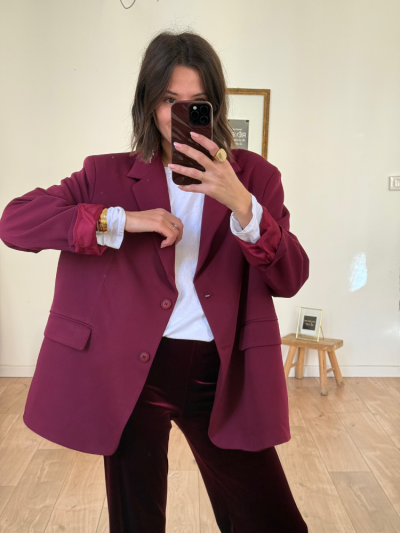 Blazer SIMON bordeaux