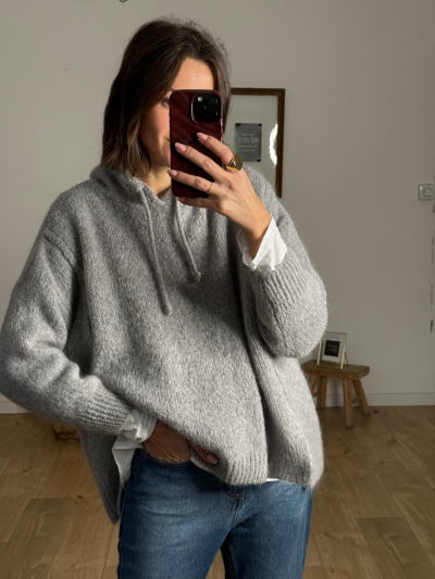 Pull VALENTINE gris