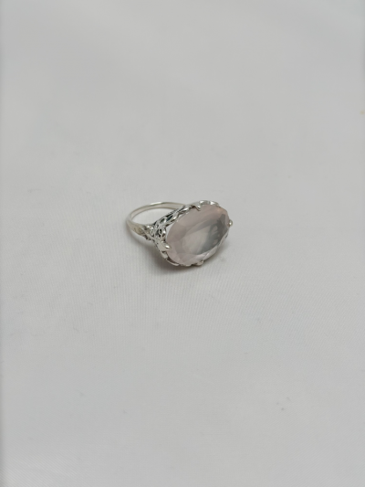 Bague CAMILLE quartz rose