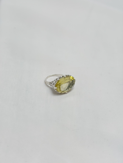 Bague CAMILLE quartz citron