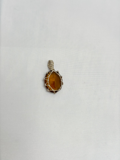 Pendentif SUGAR quartz miel