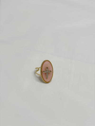 Bague AMY quartz rose