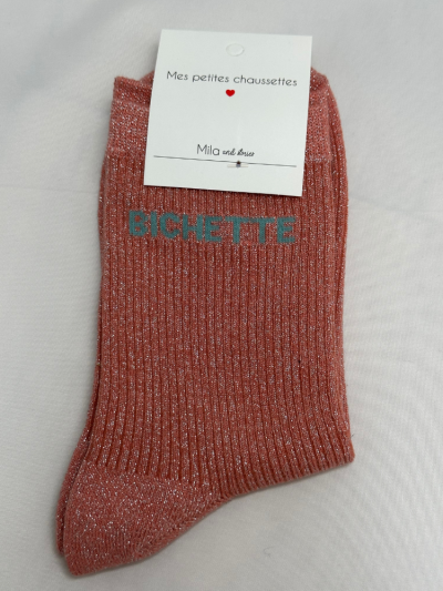 Chaussettes BICHETTE corail