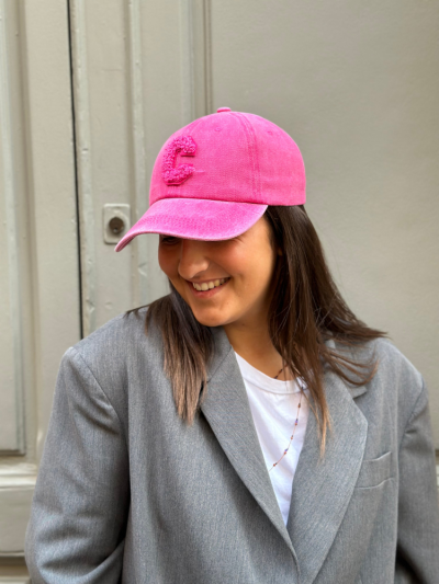 Casquette C rose