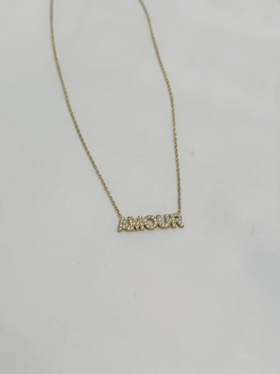 Collier AMOUR doré