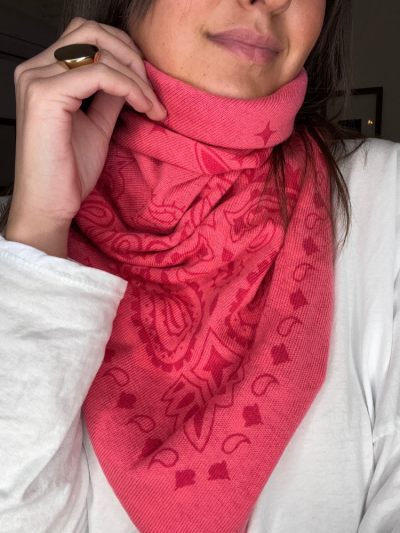 Foulard ELYA pivoine