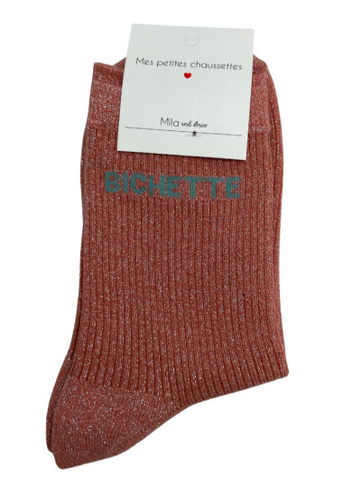 Chaussettes BICHETTE corail