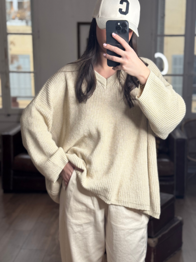 Pull PERLA beige